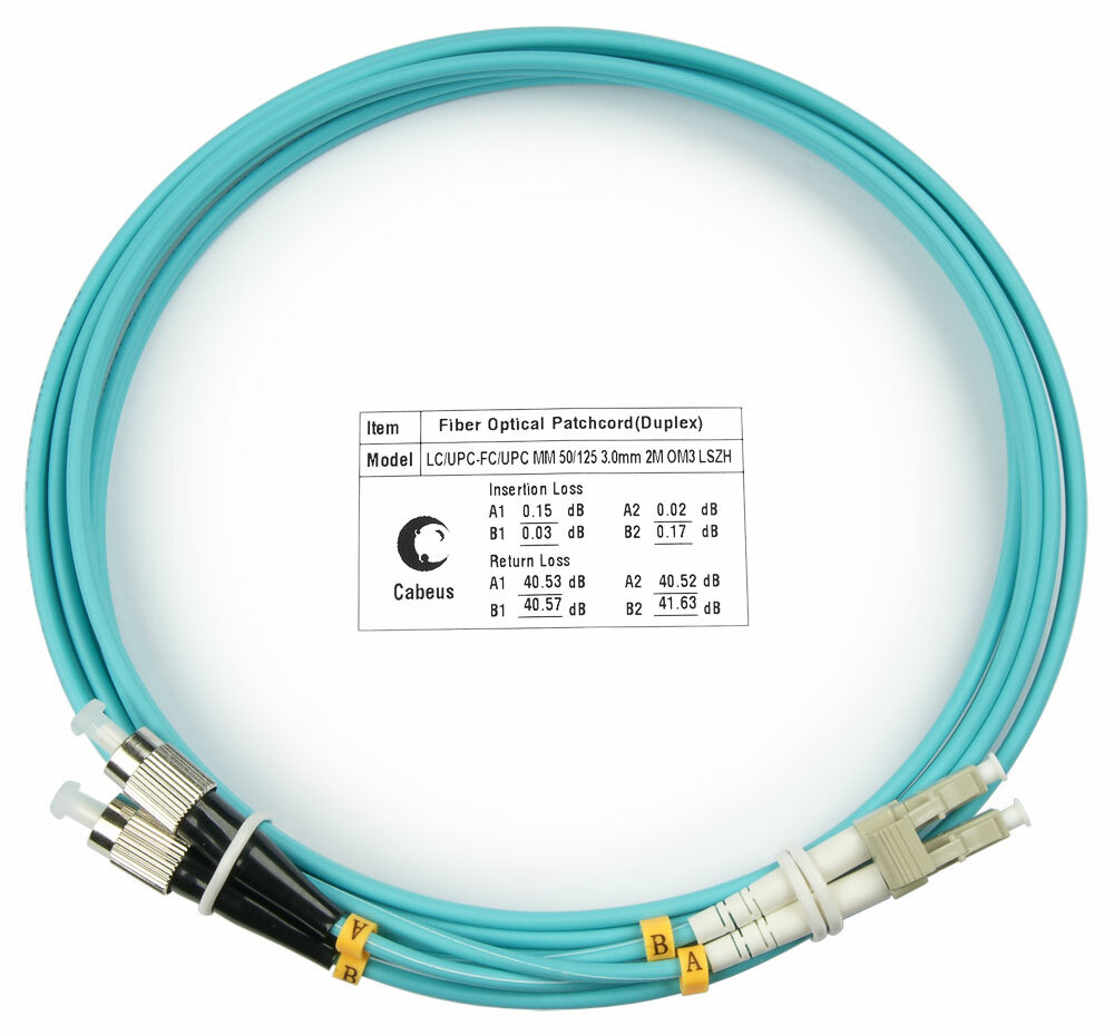 Патч-корд оптический FOP-50-LC-FC-2m (7571c)