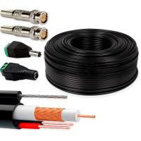 Кабель КВК Ps-Link KVK-CU-205RK-100 с набором коннекторов RG-59 + 2 x 0.75 кв.мм. 100м.