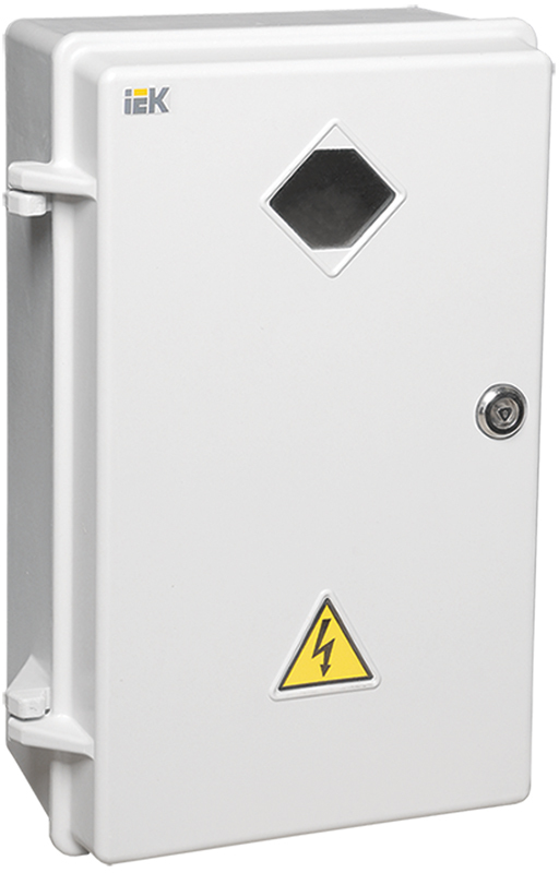 Корпус полиэстерный учетный ЩУ 1/1 IP54 IEK MKP50-N-01-54