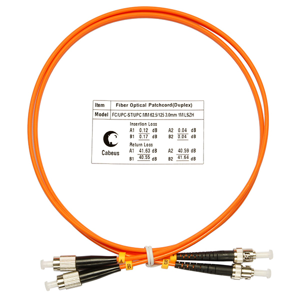 Патч-корд оптический FOP-62-FC-ST-1m (7593c)