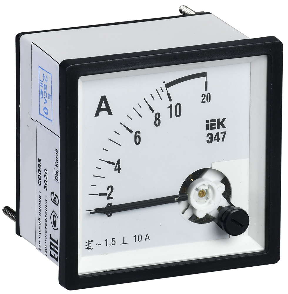 Амперметр IPA20-6-0010-E ∙ Амперметр Э47 10А кл. точн. 1,5 96х96мм