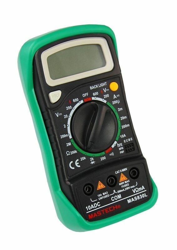 Мультиметр 13-2007 ∙ Портативный мультиметр MAS830L MASTECH