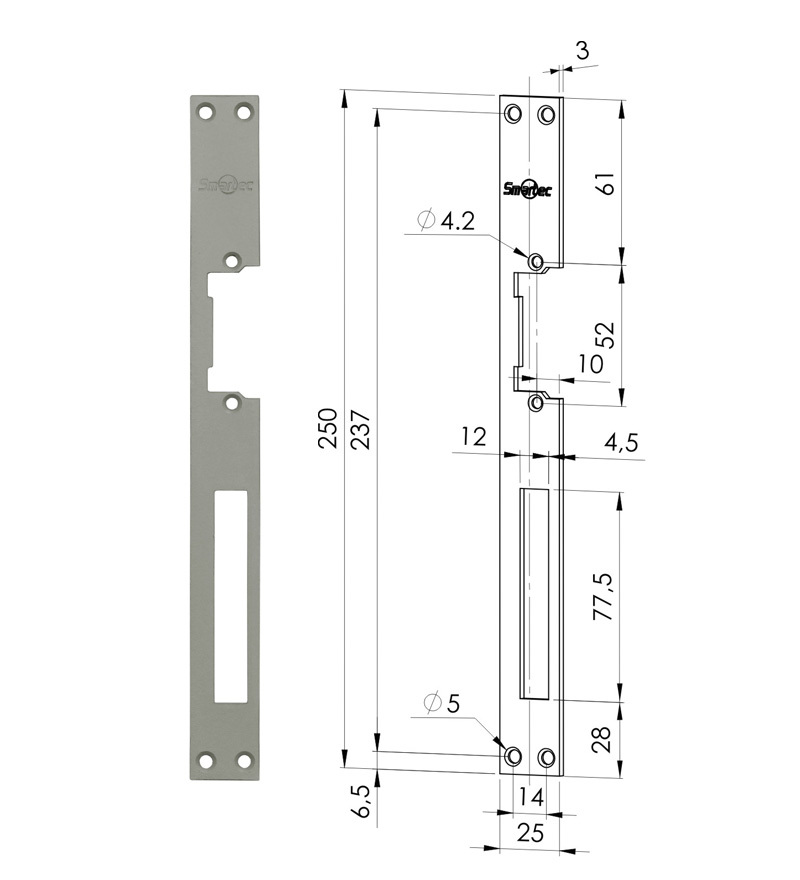 Планка ответная ST-SL112SP