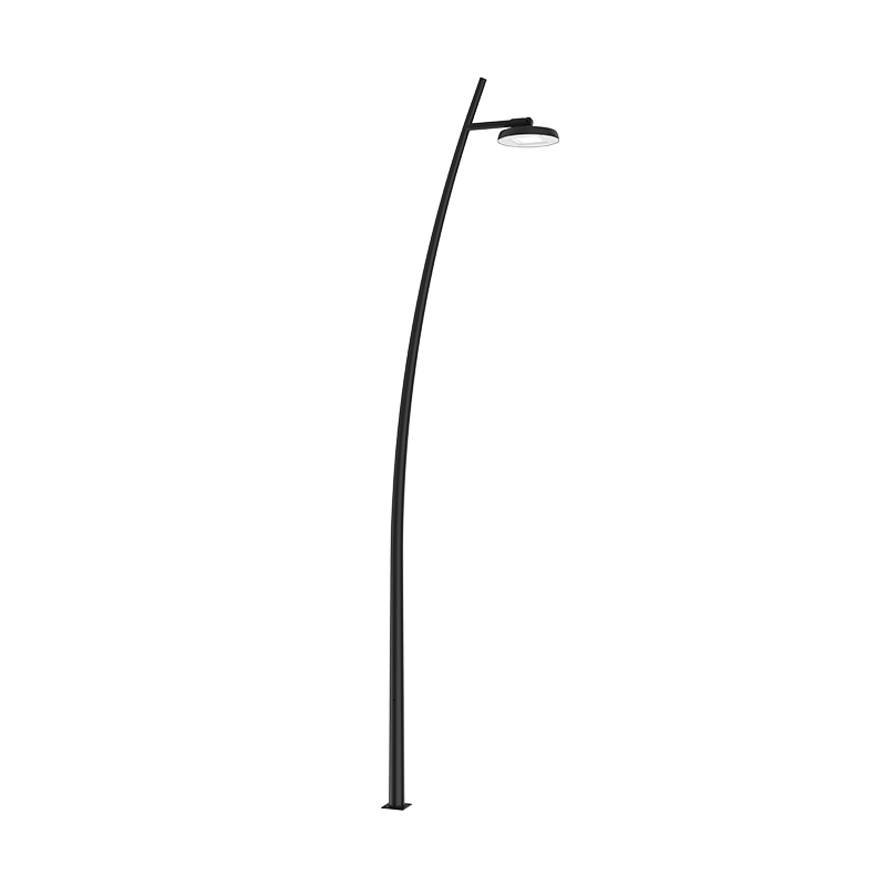 VARTON V6-PO-31-905Z-ARC02-90-60 Стальная опора наружного освещения VARTON серии Arcus 9м горячее цинкование черный RAL9005