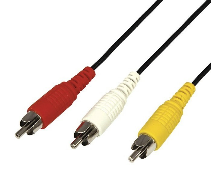 17-0202 ∙ Шнур REXANT 3 RCA - 3 RCA, 1.5 м, черный (10 шт./уп.) ∙ кратно 10 шт