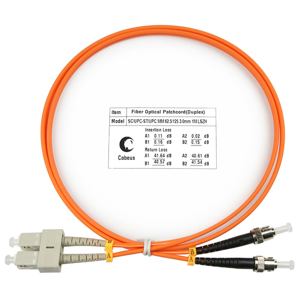 Патч-корд оптический FOP-62-SC-ST-1m (7628c)