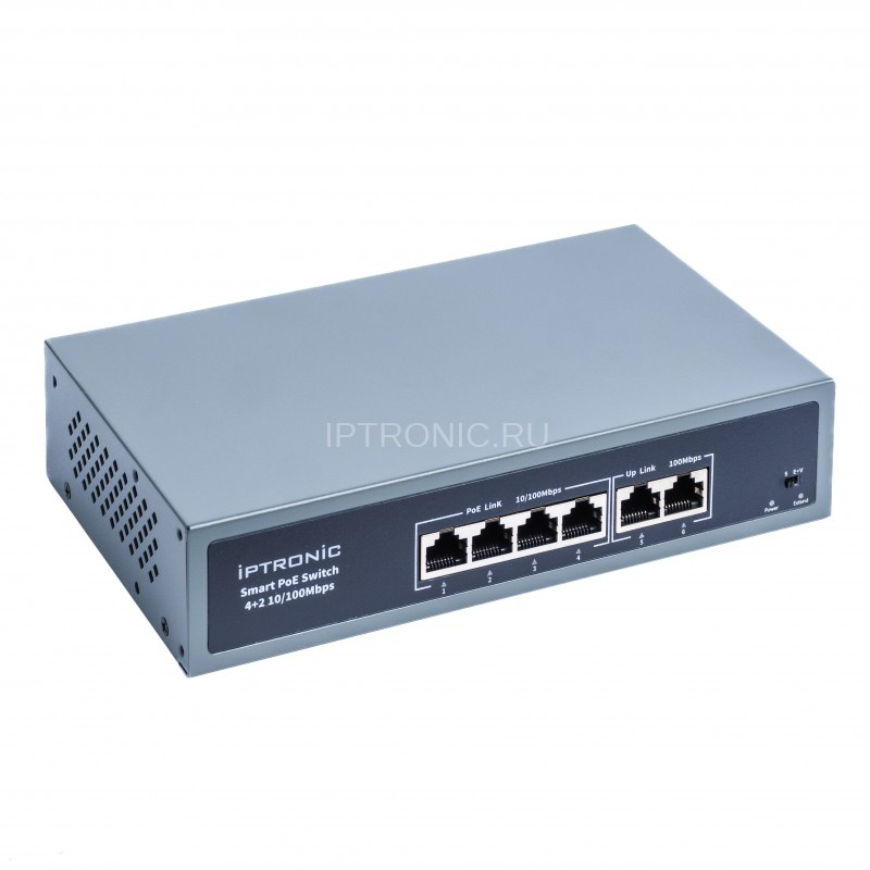 Коммутатор PoE IPTRONIC PS3-E6P4H