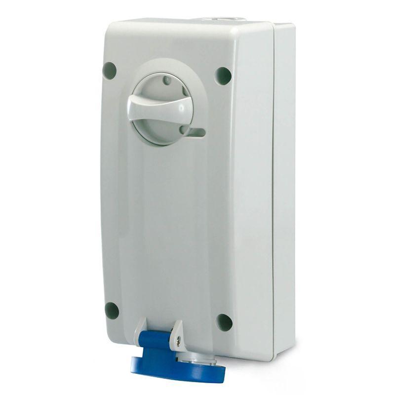 Розетка силовая 16А 230В 2P+E IP44 DKC DIS5601683