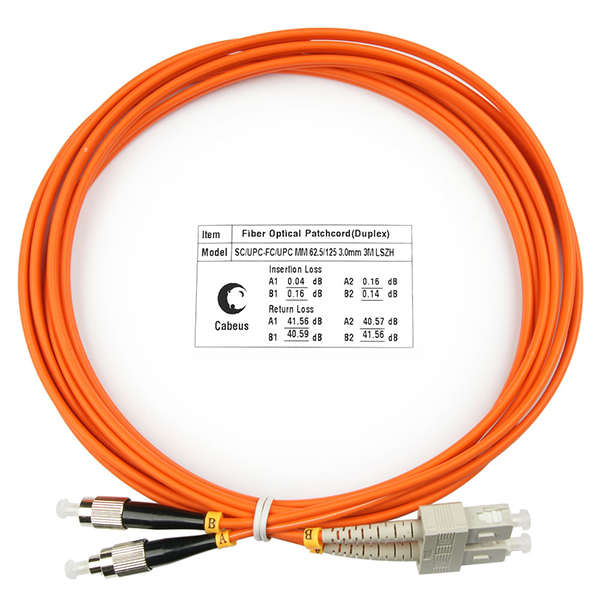 Патч-корд оптический FOP-62-SC-FC-3m (7620c)