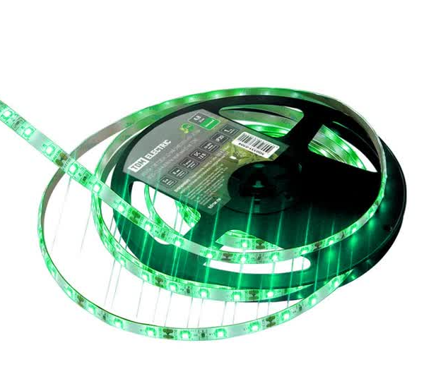 Лента светодиодная TDM ELECTRIC SQ0331-0304 SMD2835-60 LED/м-IP20-12 В-4,8 Вт/м-зелёный (5 м)