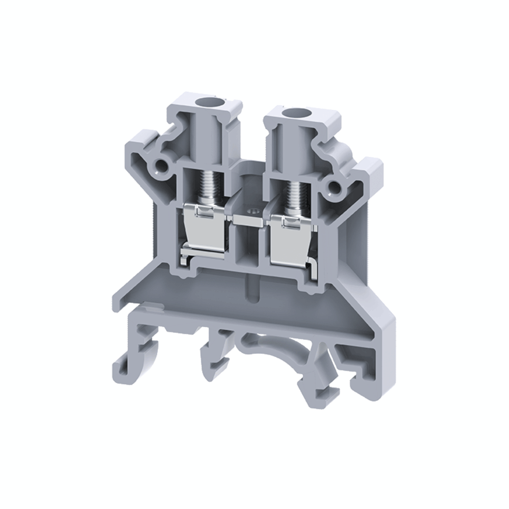Клемма винтовая КЭАЗ 332743 OptiClip CTS-4-I-32A-(0,2-4)-красный