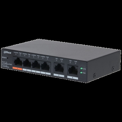 Коммутатор PoE DH-CS4006-4ET2ET-60