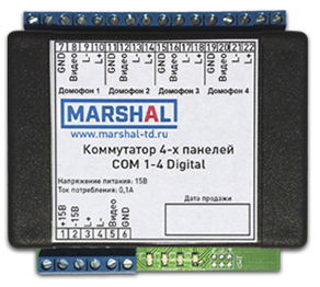 Коммутатор линии COM 1-4 Digital Коммутатор линии COM 1-4 Digital