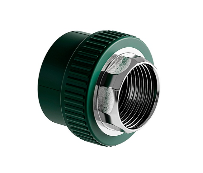 Муфта комбинированная (под ключ) SLTFMBF5404GR Муфта SLT BLOCKFIRE PP-R комб. ВР 40×1 1/4" под ключ