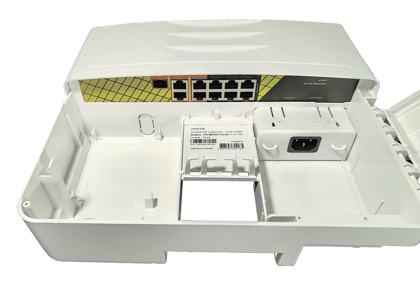 Коммутатор PoE TSn-B6F2GP10G2S1