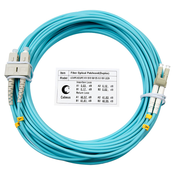 Патч-корд оптический FOP-50-LC-SC-10m (7347c)