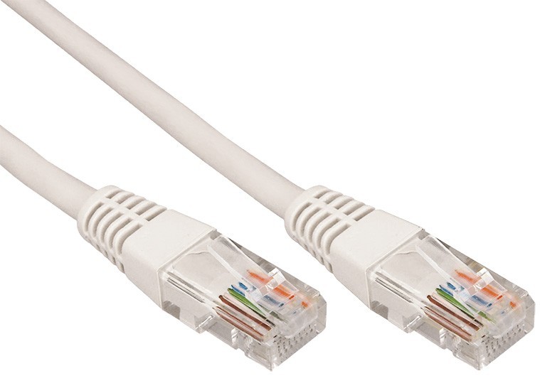 18-8001 ∙ Патч-корд U/UTP, категория 5e, RJ45-RJ45, неэкранированный, LSZH серый, 0,5 м Rexant