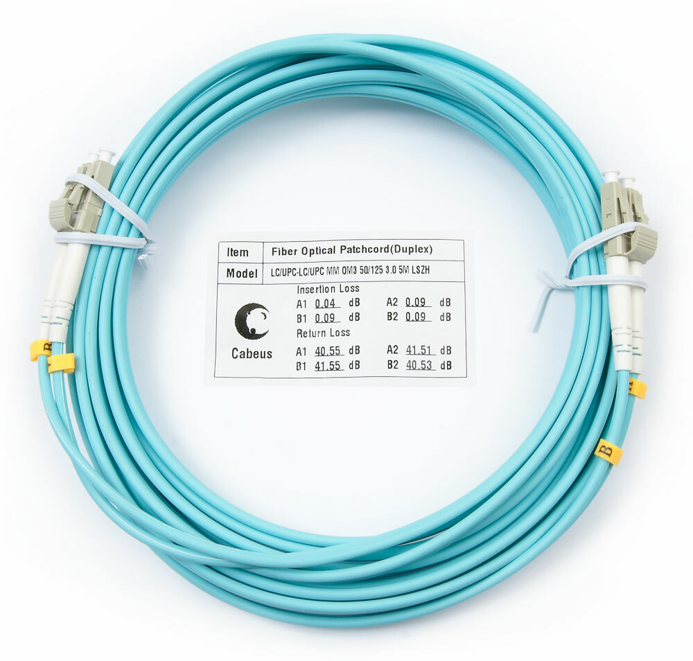Патч-корд оптический FOP-50-LC-LC-5m (7340c)