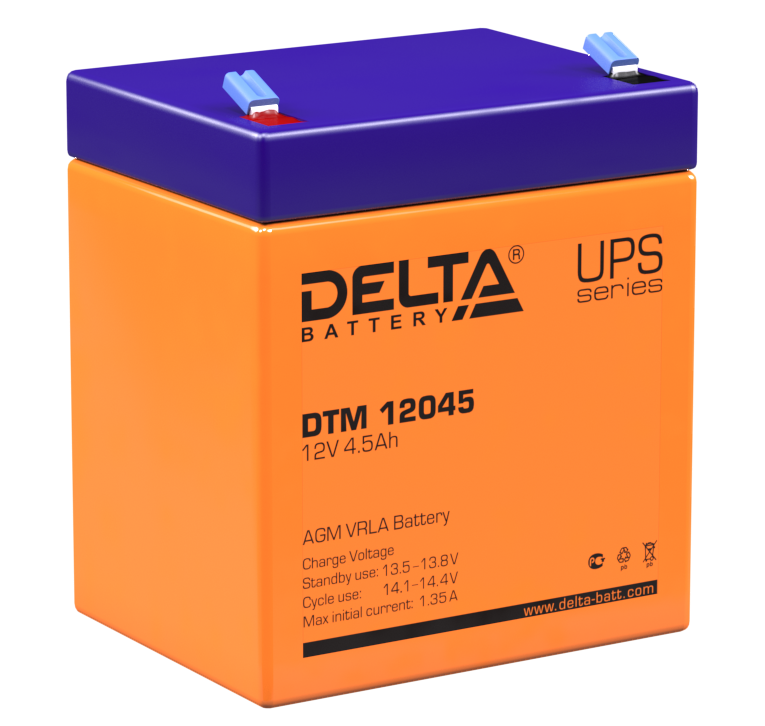 DTM 12045 ∙ Аккумулятор 12В 4,5 А∙ч