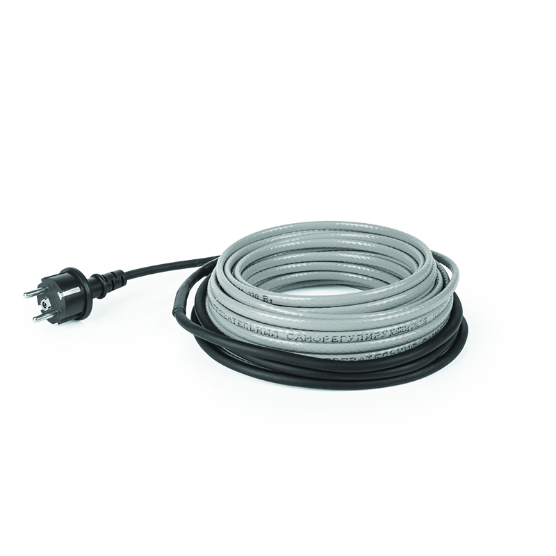 Кабель 51-0638 ∙ Кабель греющий саморегулирующийся REXANT Extra Line 25MSR-PB, на трубу, 3 м/75 Вт