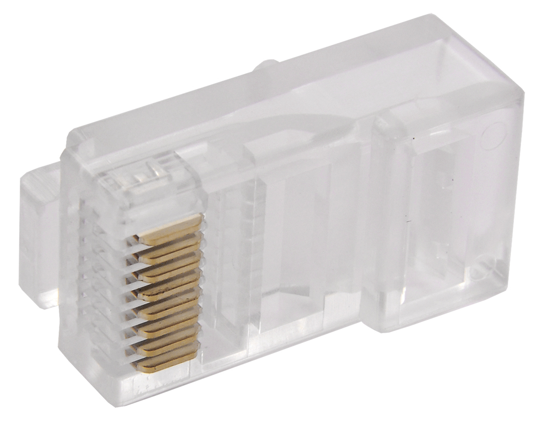 Коннектор CS3-1C5EU-G ∙ Разъём RJ-45 UTP для кабеля кат. 5Е GENERICA ∙ кратно 20 шт