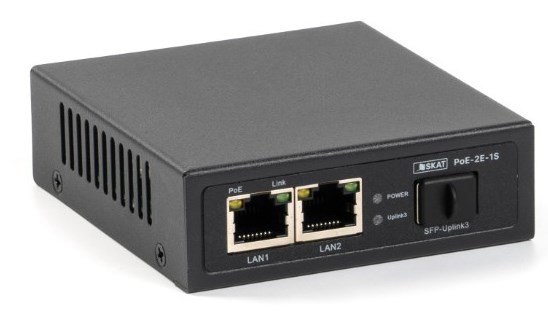 Коммутатор PoE SKAT PoE-2E-1S (4083)